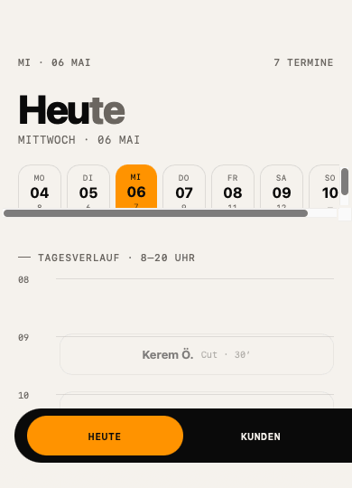 Friseur Heute Timeline